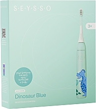 Elektryczna szczoteczka soniczna dla dzieci, niebieska - Seysso Kids Dinosaur Blue — Zdjęcie N3