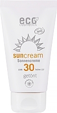 Kup Wodoodporny krem przeciwsłoneczny SPF 30 z efektem opalania - Eco Cosmetics Sonne SLF 30 Getoent