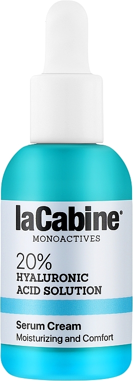 Krem-serum do twarzy - La Cabine Monoactives 20% Hyaluronic Serum Cream — Zdjęcie N1