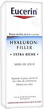 WYPRZEDAŻ  Bogaty krem do twarzy na dzień wypełniający zmarszczki - Eucerin Hyaluron-Filler Extra Riche Day Cream * — Zdjęcie N2