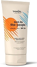Kup Lekki krem do twarzy i ciała SPF 50+ - Resibo Sun To The People Light Face & Body Cream Spf50+