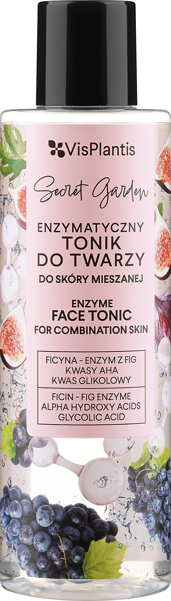 Tonik do cery mieszanej - Vis Plantis Secret Garden Enzyme Face Tonic for Combination Skin — Zdjęcie 200 ml