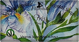 Naturalne mydło w kostce Irys - Florinda Sapone Vegetale Iris Vegetal Soap Handmade — Zdjęcie N1
