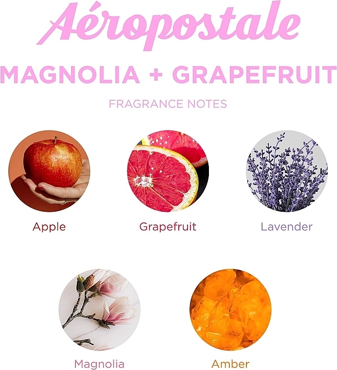 Świeca zapachowa - Aeropostale Magnolia & Grapefruit Fine Fragrance Candle — Zdjęcie N4