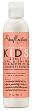 Kup Szampon i odżywka do włosów dla dzieci 2 w 1 - Shea Moisture Coconut & Hibiscus Kids 2-In-1 Curl & Shine Shampoo & Conditioner