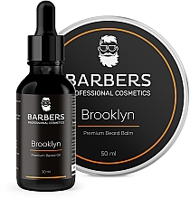 Zestaw do pielęgnacji brody - Barbers Brooklyn (beard/oil/30ml + beard/balm/50ml) — Zdjęcie N2