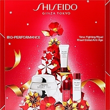 Zestaw - Shiseido Bio-performance Holiday Kit (f/cr/50ml + clean foam/15ml + f/lot/30ml + f/conc/10ml) — Zdjęcie N1