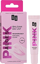 Rewitalizujący balsam do ust - AA Pink Aloes Regenerating Natural Glow Lip Balm — Zdjęcie N4