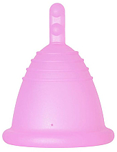 Kubeczek menstruacyjny, rozmiar M, różowy - MeLuna Soft Shorty Menstrual Cup  — Zdjęcie N1