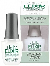 Wzmacniający lakier do paznokci - Morgan Taylor Daily Elixir Keratin Nail Treatment — Zdjęcie N1