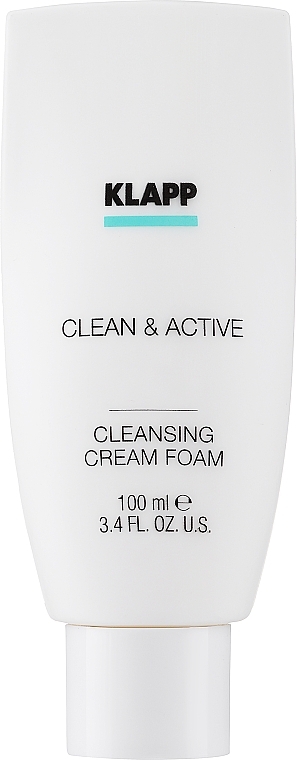 Oczyszczająca kremowa pianka do twarzy - Klapp Clean & Active Cleansing Cream Foam — Zdjęcie N2
