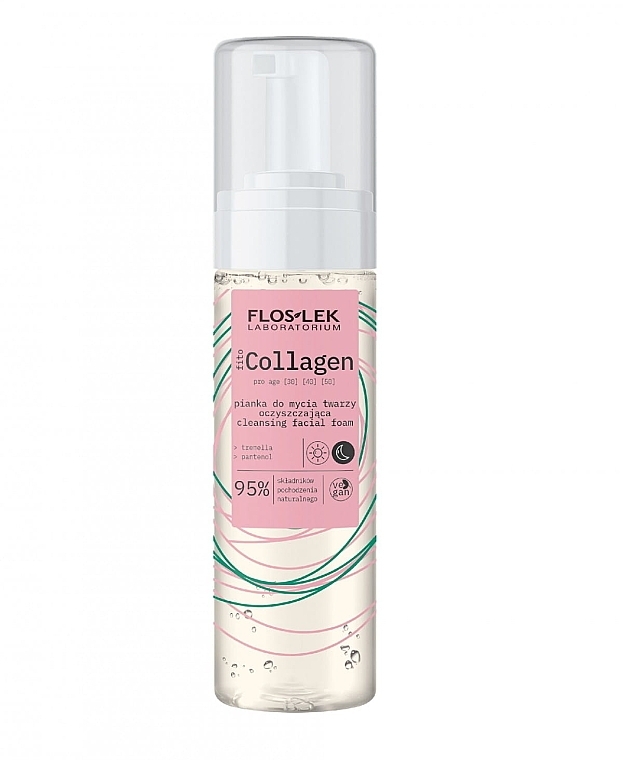 Pianka do mycia twarzy - Floslek FitoCollagen Cleansing Facial Foam — Zdjęcie N1