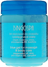 Kup Żel niebieski do masażu Olejek miętowy, aloes, prowitamina B5 i kamfora - BingoSpa Bingo Gel Blue