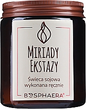 Kup Zapachowa świeca sojowa Miriady ekstazy - Bosphaera