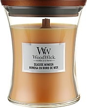 Kup Świeca zapachowa w szkle - WoodWick Hourglass Candle Seaside Mimosa