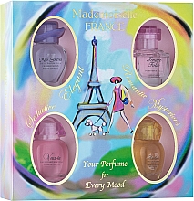 Kup Charrier Parfums Mademoiselle France - Zestaw (edp 11 ml + edp 10.1 ml + edp 13.5 ml + edp 9.5 ml)