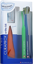 Kup Zestaw ortodontyczny, opcja 2 - Curaprox Ortho Kit (brush/1pcs + brushes 07,14,18/3pcs + UHS/1pcs + orthod/wax/1pcs + box)