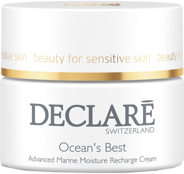 Nawilżający krem do twarzy z morskimi minerałami - Declare Ocean's Best Advanced Marine Moisture Recharge Cream — Zdjęcie N1