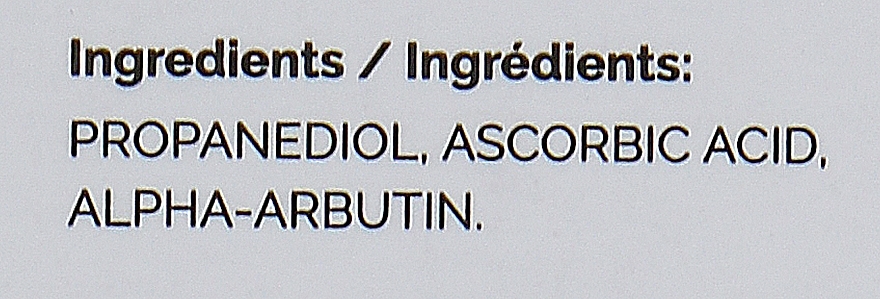 Rozjaśniające serum do twarzy z witaminą C i alfa arbutyną - The Ordinary Ascorbic Acid 8% + Alpha Arbutin 2% — Zdjęcie N4