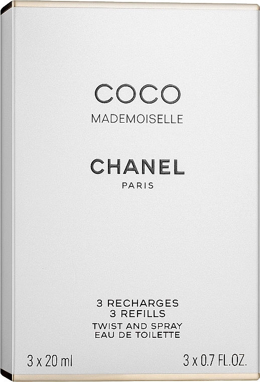 Chanel Coco Mademoiselle - Woda toaletowa (trzy wymienne wkłady)