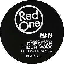 Kup Wosk do stylizacji włosów - Red One Professional Men Creative Fiber Wax Maximum Control Strong Hold & Matte	
