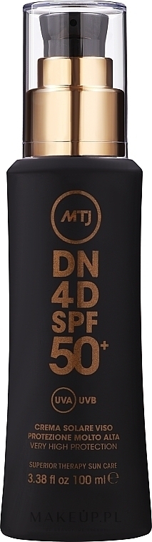 Krem przeciwsłoneczny do twarzy SPF50+ - MTJ Cosmetics Superior Therapy Sun DN4D Cream SPF50+ — Zdjęcie 100 ml