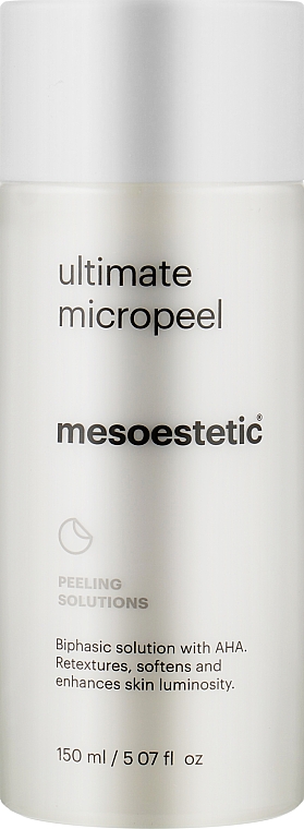 Peeling rozjaśniający do twarzy - Mesoestetic Ultimate Micropeel Peeling Solutions — Zdjęcie N1