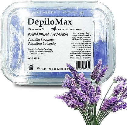 Parafina kosmetyczna Lawenda - DimaxWax DepiloMax Parafin Lavander — Zdjęcie N1