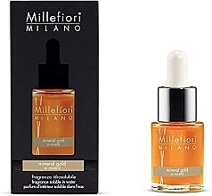 Koncentrat do lampy zapachowej - Millefiori Milano Mineral Gold Fragrance Oil — Zdjęcie N2