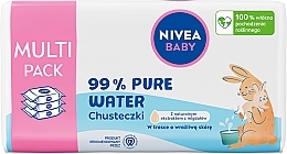 Kup Chusteczki biodegradowalne Opakowanie Ekonomiczne 3 x 57 szt. - NIVEA BABY 99% Pure Water