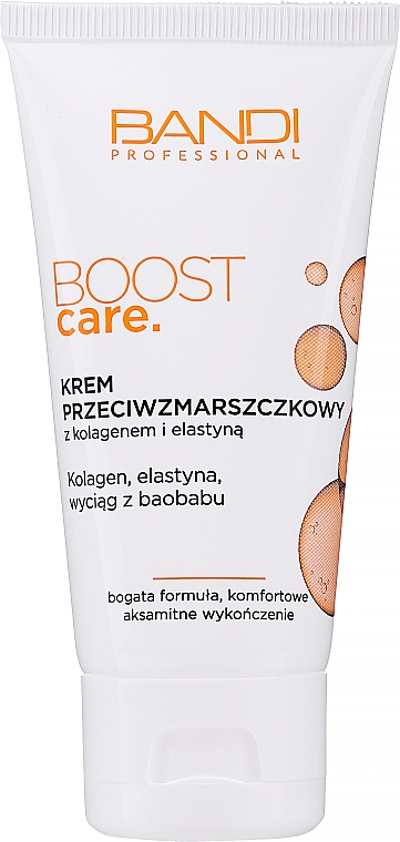 Przeciwzmarszczkowy krem do twarzy z kolagenem i elastyną - Bandi Professional Boost Care Anti-Wrinkle Cream With Collagen and Elastin — Zdjęcie N1