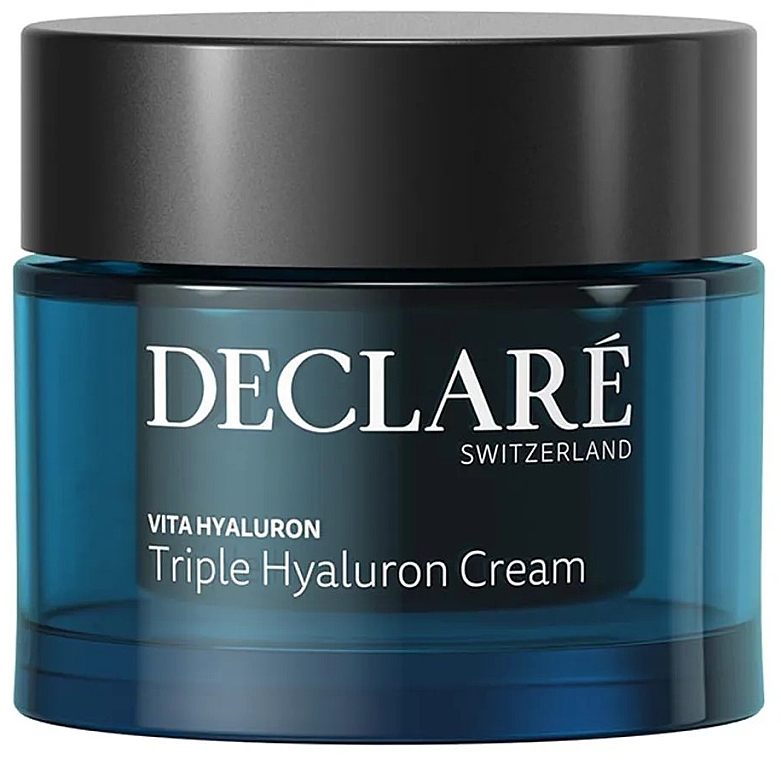 Wysoce aktywny krem ​​do twarzy z kwasem hialuronowym - Declare Vita Hyaluron Triple Hyaluron Cream — Zdjęcie N1