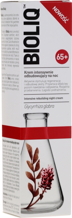Intensywnie regenerujący krem na noc - Bioliq 65+ Intensive Rebuilding Night Cream — Zdjęcie N3