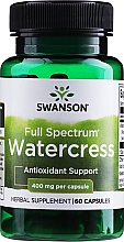 Kup Suplement diety Rukiew wodna, 400 mg - Swanson Full Spectrum Watercress