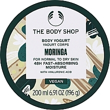 Prebiotyczny jogurt do ciała Boso po mchu - The Body Shop Body Yogurt Moringa  — Zdjęcie N3