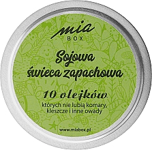 Kup Sojowa świeca zapachowa 10 olejków, ktorych nie lubi komary, kleszcze i inne owady - Miabox