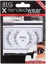 Zestaw - Ardell X-Tended Wear Lash System 135 (lashes/4pcs + clay/1ml + rem/1ml + appl/1pcs + brush/1pcs) — Zdjęcie N1