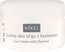Rozjaśniający krem pod oczy z kasztanowcem - Nikel Eye Cream with Chestnut — Zdjęcie N2