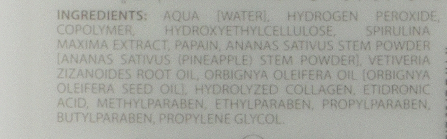 Utleniacz do włosów 0.2 (6%) - Jean Paul Myne Doc Active Enzyme 0.2 (6%) — Zdjęcie N3