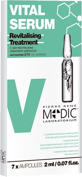 Ampułki z witaminą A i E do twarzy - Pierre Rene Medic Laboratorium Vital Serum