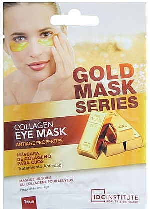 Maska hydrożelowa z kolagenem na kontur oczu - IDC Institute Gold Collagen Eye Mask — Zdjęcie N1