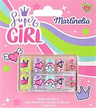 Kup Sztuczne paznokcie dla dzieci - Martinelia Super Girl Press-On Nail Set