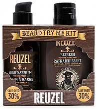 Zestaw do makijażu - Reuzel Clean & Fresh Beard Try Me Kit (serum/50g + shampoo/100ml ) — Zdjęcie N1