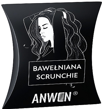Bawełniana gumka-scrunchie do włosów - Anwen  — Zdjęcie N1