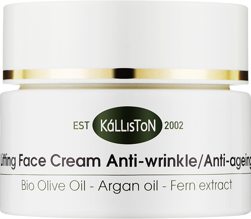 Przeciwstarzeniowy krem do twarzy - Kalliston Lifting & Anti-Wrinkle Face Cream — Zdjęcie N1