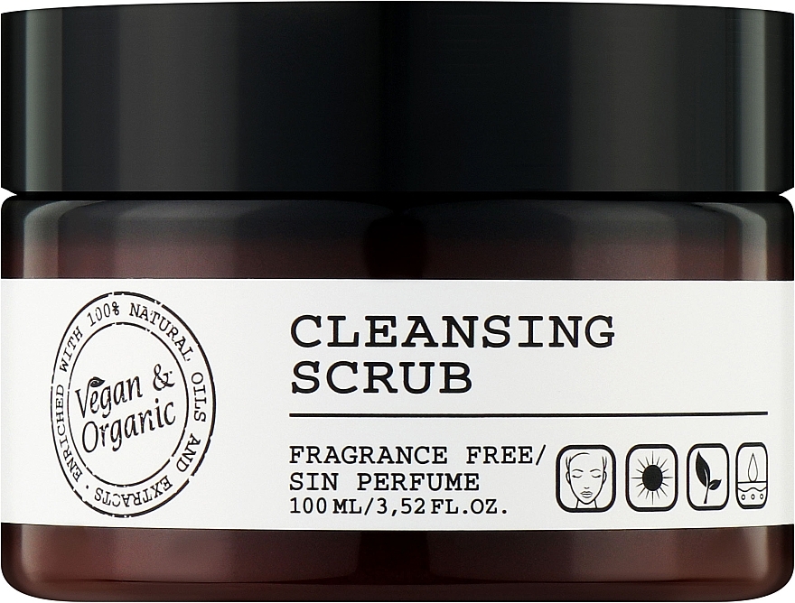 Oczyszczający peeling do twarzy - Revuele Vegan & Organic Cleansing Scrub