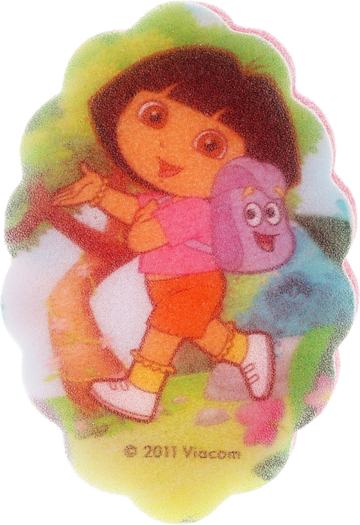Gąbka do kąpieli dla dzieci Dora, 169-3 czerwona - Suavipiel Dora Bath Sponge — Zdjęcie N1