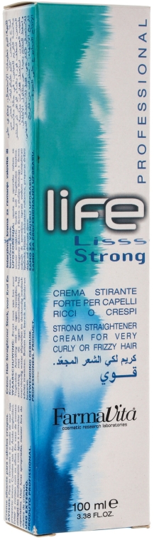 Prostujący krem do włosów - Farmavita Life Liss Strong — Zdjęcie N1