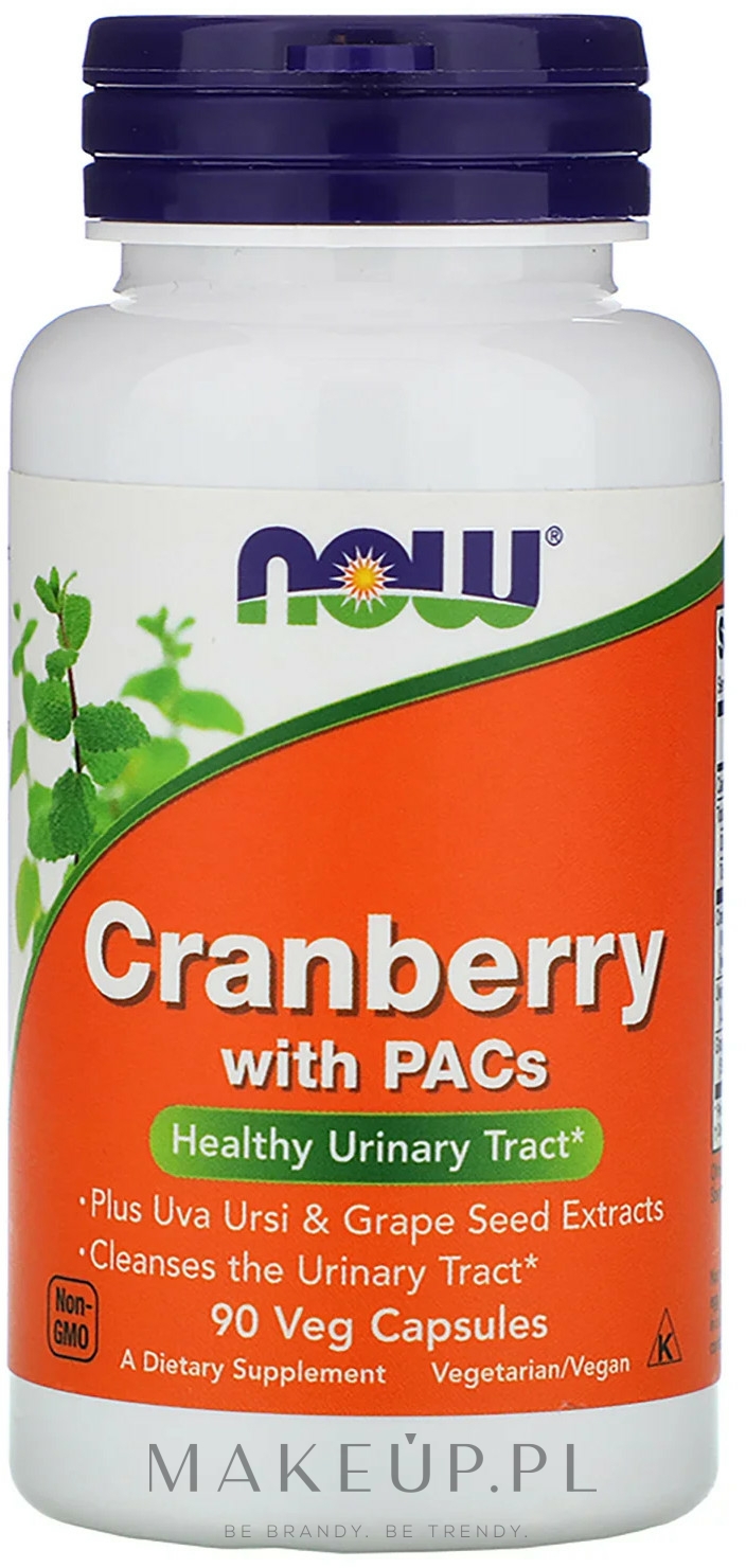 Now Foods Cranberry With PACs Kapsułki wegetariańskie Żurawina z