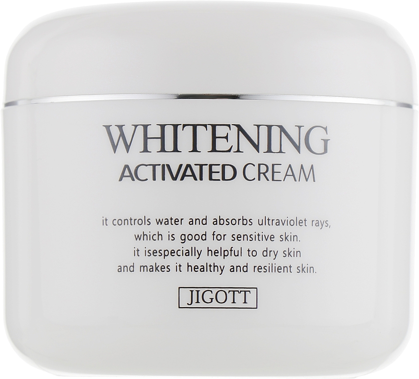 Rozjaśniający krem do cery suchej i wrażliwej - Jigott Whitening Activated Cream — Zdjęcie N2